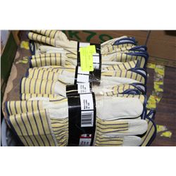 BUNDLE 10 PAIRS WINTER LINED WORK GLOVES