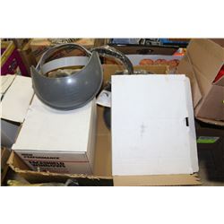 FIBRE-METAL FACE SHIELD MOUNT W/ ASSORTED SHIELDS