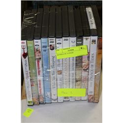BUNDLE OF 12 DVDS