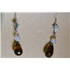 Image 1 : St Silver & Smokey Quartz Earrings