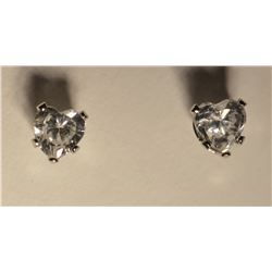 St Silver CZ Earrings