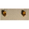Image 1 : 10K Gold Citrine Earrings