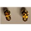 Image 2 : 10K Gold Citrine Earrings