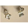 Image 1 : 10kt Gold Aquamarine Earrings