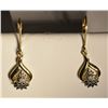 Image 1 : Gold Plated & Diamond Earrings MSRP $563