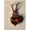 Image 1 : 10kt Garnet & Tourmaline Pendant