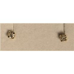 14kt White Gold Diamond Earrings