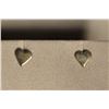 Image 1 : Sterling Silver Heart-shaped Earrings
