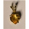 Image 1 : 10kt Gold Citrine Pendant
