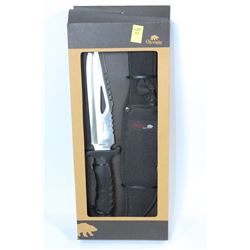 NEW OLYMPIA HUNTING KNIFE WITH SHEATH