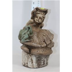 FROG AND BOY STONE SPITTER - NO PUMP