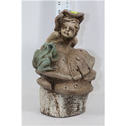 FROG AND BOY STONE SPITTER - NO PUMP