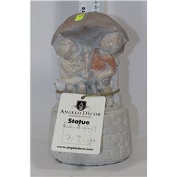 BOY & GIRL UNDER UMBRELLA STATUETTE