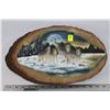 Image 1 : DECORATIVE WOLF PACK WALL PLAQUE