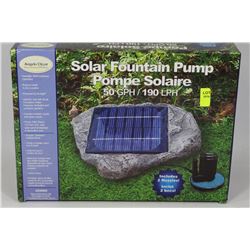 SOLAR FOUNTAIN PUMP