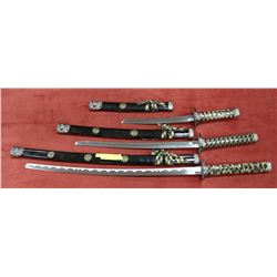 SET OF 3 SAMURAI SWORD