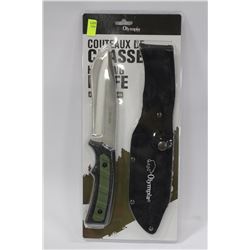 OLYMPIA HUNTING KNIFE W/ SHEATH