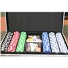 Image 1 : NEW POKER CHIP SET IN METAL CASE