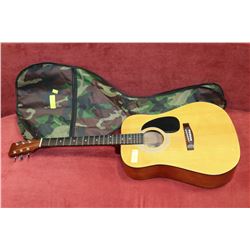 GUITAR KINGSTON 6 STRING WITH BAG CASE