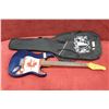 Image 1 : GUITAR JAY TURSER BLUE ELECTRIC WITH BAG CASE