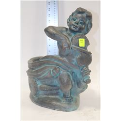 CHERUB WITH VIOLIN PLANTER