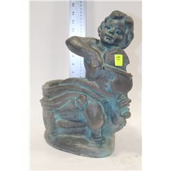 CHERUB WITH VIOLIN PLANTER