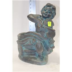 CHERUB WITH VIOLIN PLANTER