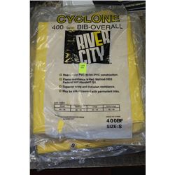LOT OF 5 CYCLONE BIB-OVERALL SIZE: S