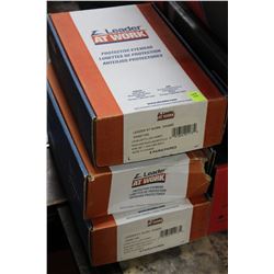 LOT OF 3 CASES OF SAFETY GLASSES