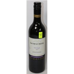 2012 JACOB'S CREEK SHIRAZ RED WINE 750ML
