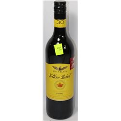 WOLF BLASS YELLOW LABEL SHIRAZ RED WINE 750ML
