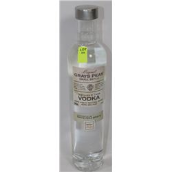 GRAYS PEAK SMALL BATCH VODKA 375ML X2