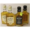 Image 1 : LOT OF 4 WHISKEYS