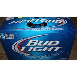 CASE OF 15 CANS OF BUD LIGHT BEER 355ML