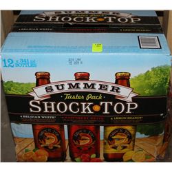 CASE OF 12 BOTTLES OF SHOCK TOP