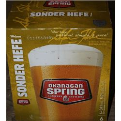 CASE OF 6 BOTTLES SONDER HEFE BEER