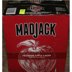 CASE OF 6 BOTTLES MADJACK PREMIUM APPLE LAGER