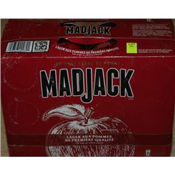 CASE OF 12 CANS MADJACK PREMIUM APPLE LAGER