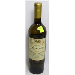 CONUNDRUM CALIFORNIA WHITE WINE 750ML