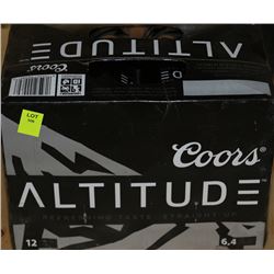 CASE OF 12 CANS COORS ALTITUDE BEER
