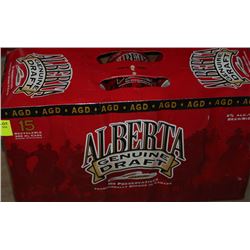CASE OF 15 CANS ALBERTA GENUINE DRAFT BEER