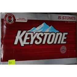 CASE OF 14 CANS KEYSTONE BEER