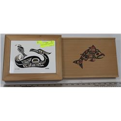 CEDAR & CERAMIC LIDDED CHEST