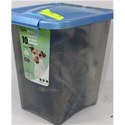 PET FOOD CONTAINER W/SMALL DOG