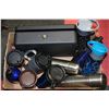 Image 1 : BOX W/ WATER/COFFEE/THERMOS TRAVEL
