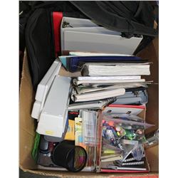 LARGE BOX OF BACK-TO-SCHOOL SUPPLIES X2