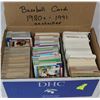 Image 1 : BOX OF 1980'S -90'S BASEBALL CARDS