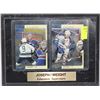 Image 1 : FRAMED HOCKEY CARDS WEIGHT & JOSEPH