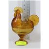 Image 1 : AMBER GLASS HEN ON NEST