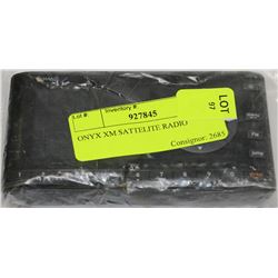 ONYX XM SATELLITE RADIO